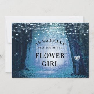 Evermore | Enchanted Flower Girl Proposal Card