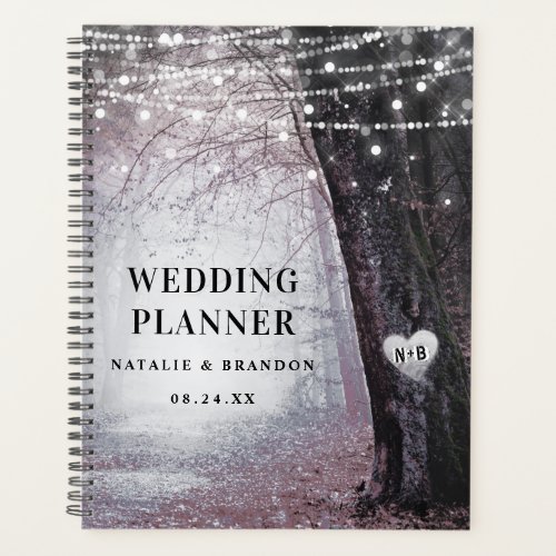 Evermore  Enchanted Forest Mauve Wedding Plans Planner