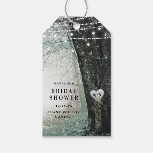 Evermore  Enchanted Forest  Moss Bridal Shower Gift Tags
