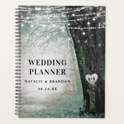 Evermore  Enchanted Forest Moss Wedding Plans Planner