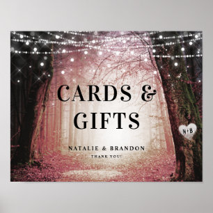Evermore   Enchanted Forest   Pink Cards & Gifts Poster