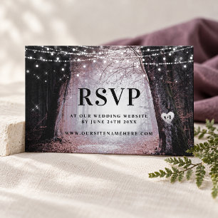 Evermore   Enchanted Forest RSVP Insert Cards