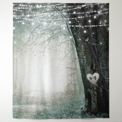 Evermore  Enchanted Forest Wedding Photo Backdrop