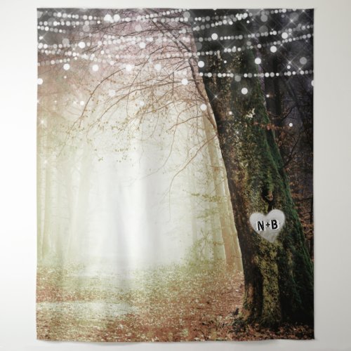 Evermore  Enchanted Forest Wedding Photo Backdrop