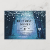 Evermore Enchanted Forest Wedding Rehearsal Dinner