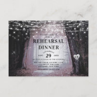 Evermore Enchanted Forest Wedding Rehearsal Dinner