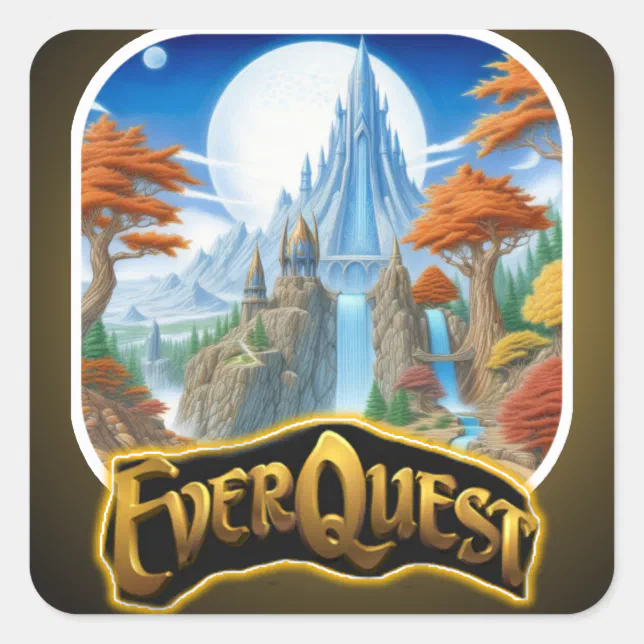 Everquest Square Sticker | Zazzle