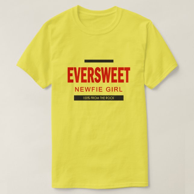Eversweet Newfie Girl T-Shirt (Design Front)