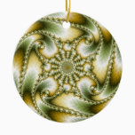 Everswirl - Mandelbrot Fractal Ceramic Ornament