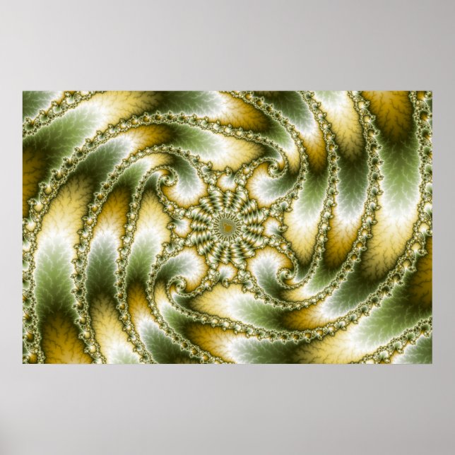 Everswirl - Mandelbrot Fractal Poster (Front)