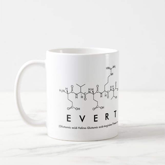 Evert peptide name mug (Left)