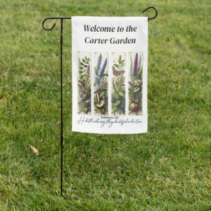 Everthing beautiful in His time botanical Garden Flag
