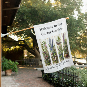 Everthing beautiful in His time botanical House Flag