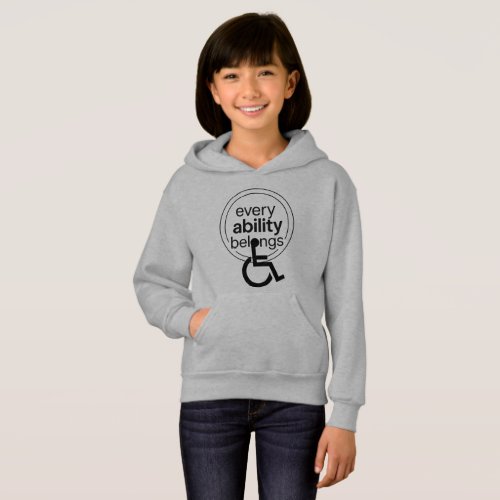 Every Ability Belongs | Inclusive Minimalist Hoodie