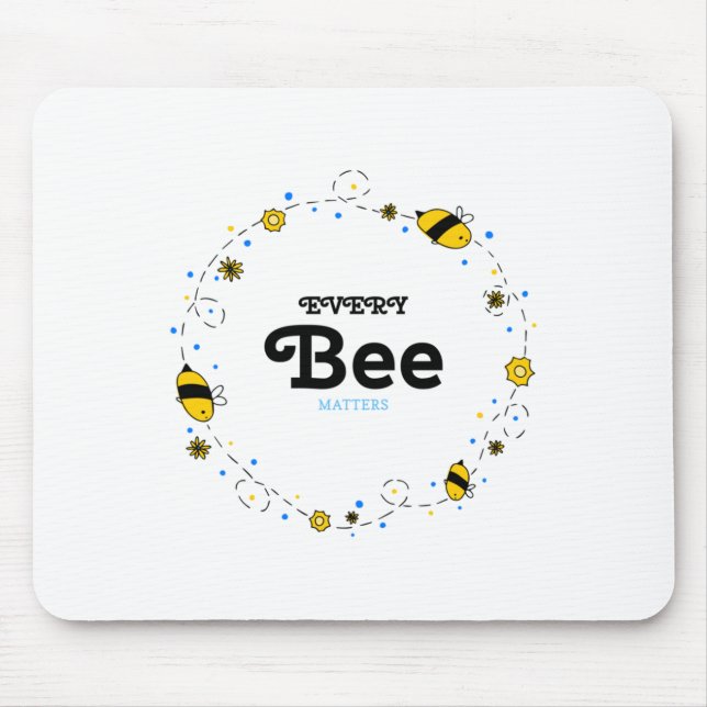 Every Bee S Sticker  Mouse Pad (Front)