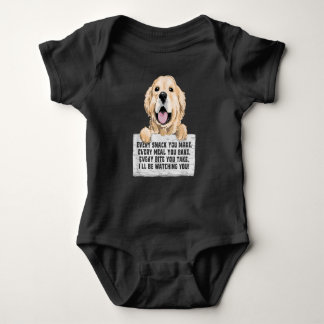 Every Bite You Take Ill Be Watching You Baby Bodysuit