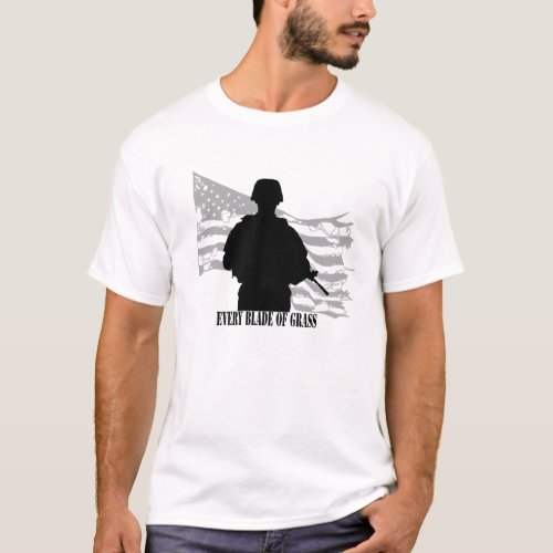 EVERY BLADE OF GRASS military patriotic shirt