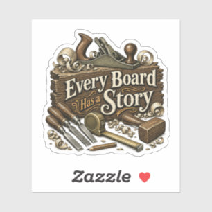 Every Board Has a Story Coffee Mug Sticker