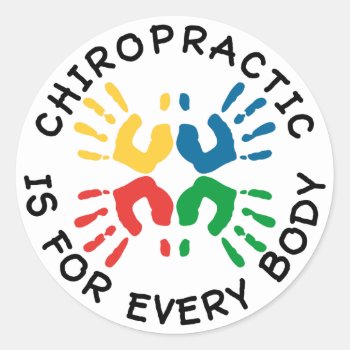 Every Body Chiro Stickers by chiropracticbydesign at Zazzle