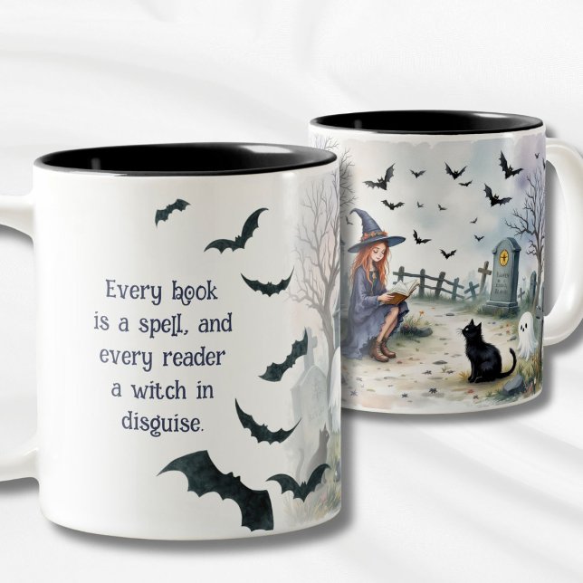 Every Book is a Spell Two-Tone Coffee Mug (Creator Uploaded)