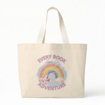 Every Book Leads to Adventure Tote Bag