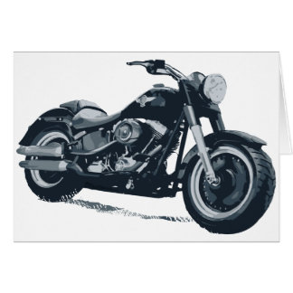 Every Boy loves a Fat Blue American Motorcycle