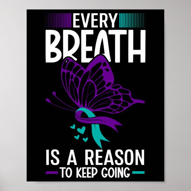 Every Breath Is A Reason Suicide Prevention Awaren Poster (Front)