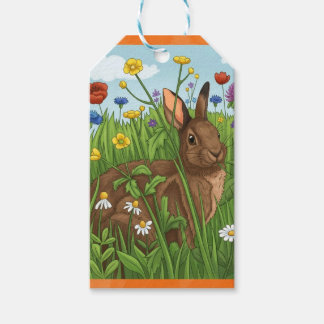 Every Bunny Loves Flowers Gift Tags