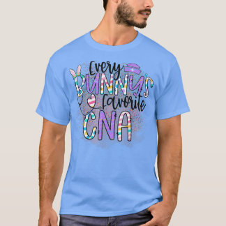 Every Bunny's Favorite Cna Tie Dye Cna Nurse Easte T-Shirt