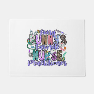 Every Bunnys Favorite Nurse Practitioner Doormat