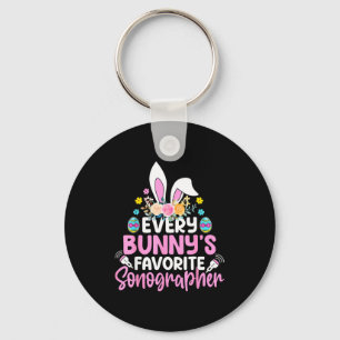 Every Bunnys Favorite Sonographer Sonography Tech Keychain