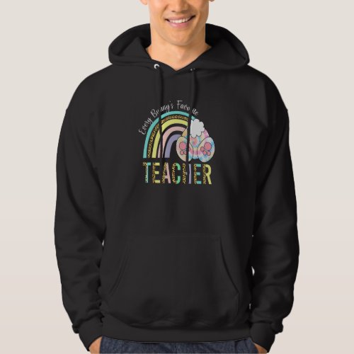 Every Bunnys Favorite Teacher Bunny Easter Day Ra Hoodie