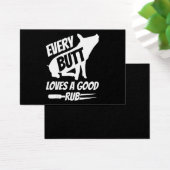 Every Butt Loves A Good Rub Funny Pig Pork BBQ (Desk)