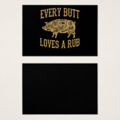Every Butt Loves A Good Rub Funny Pig Pork BBQ (Front & Back)