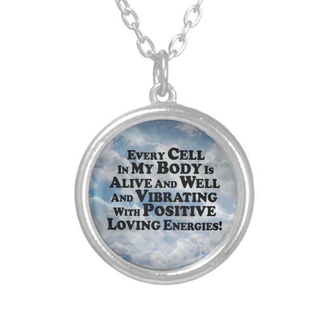 Every Cell In My Body- Multi-Products Silver Plated Necklace (Front)