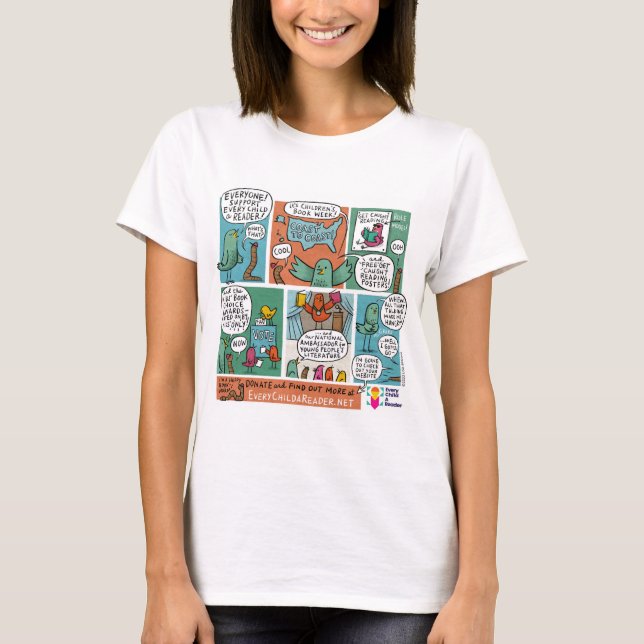 Every Child a Reader Comic T-Shirt (Front)