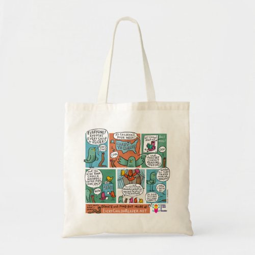 Every Child a Reader Comic Tote Bag