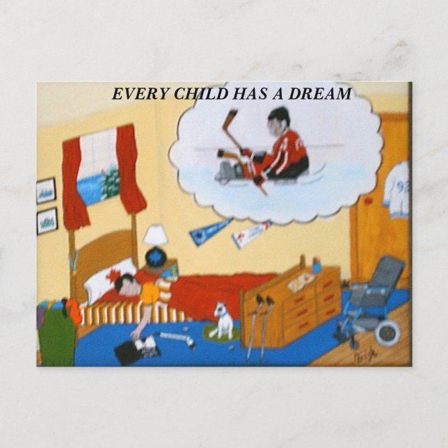 EVERY CHILD HAS A DREAM postcard (Front)