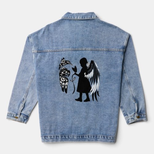 Every Child In Matters Awareness For Indigenous Or Denim Jacket