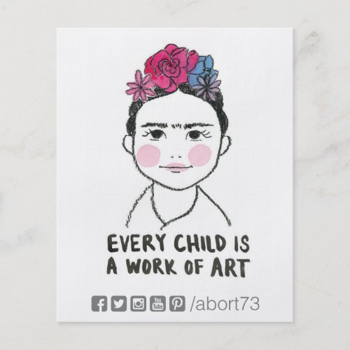 Every Child is a Work of Art Flyers