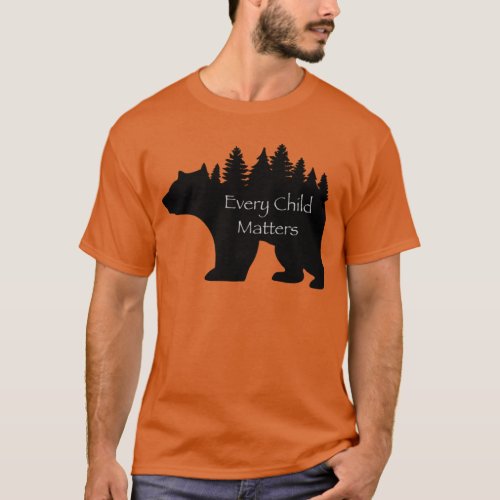 Every Child Matters Bear Design  T_Shirt