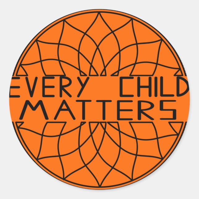 Every Child Matters Classic Round Sticker (Front)