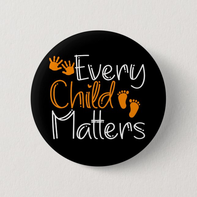 Every Child Matters Orange Button (Front)