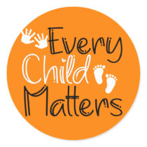 Every Child Matters, Orange Orange Day Classic Round Sticker