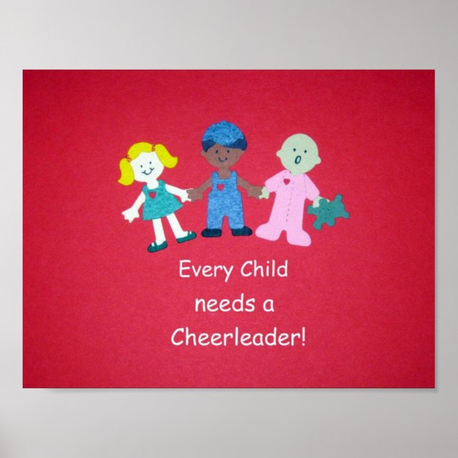 Every Child needs a Cheerleader! Poster (Front)