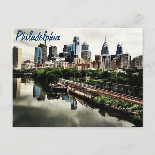 Every cities skyline Philadelphia Postcard