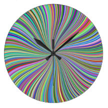 Rainbow Sunburst Art Wall Decor Zazzle