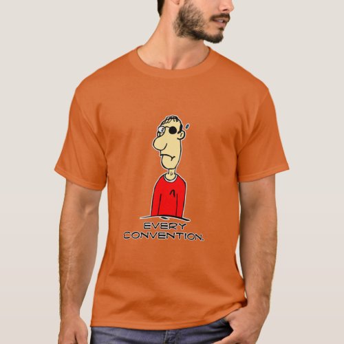 Every Convention this guy SciFi Doodle T_Shirt
