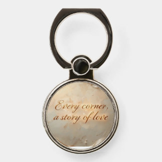 🕊️ Every Corner, a Story of Love – Heartfelt Home Phone Ring Stand