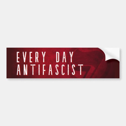 Every Day Antifascist Bumper Sticker